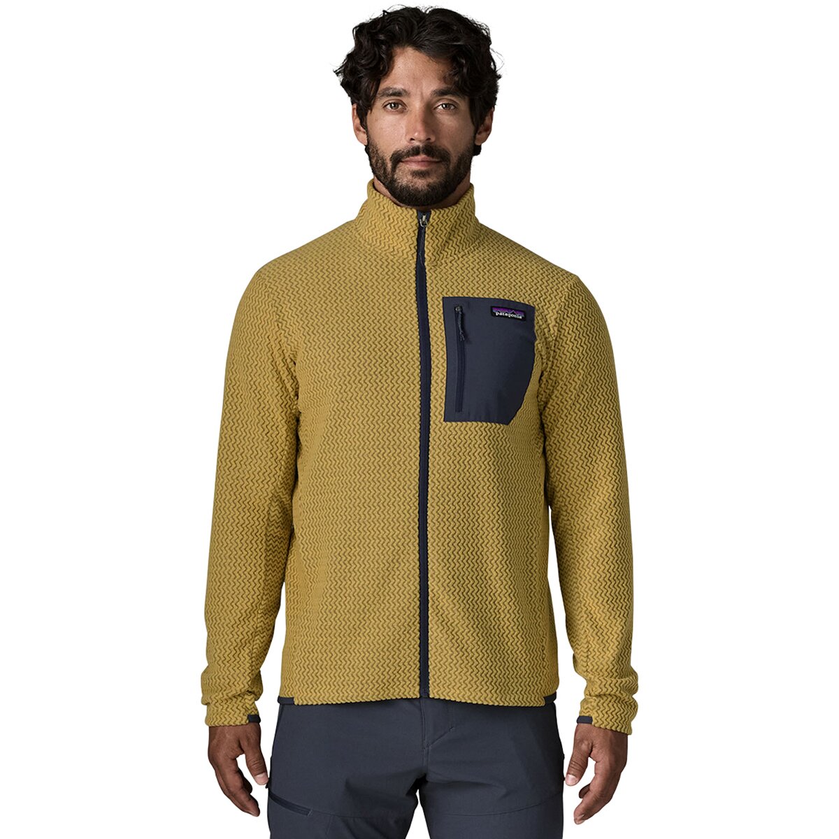 Image of Patagonia R1 Air Jacket - Men's Lynx Tan, L