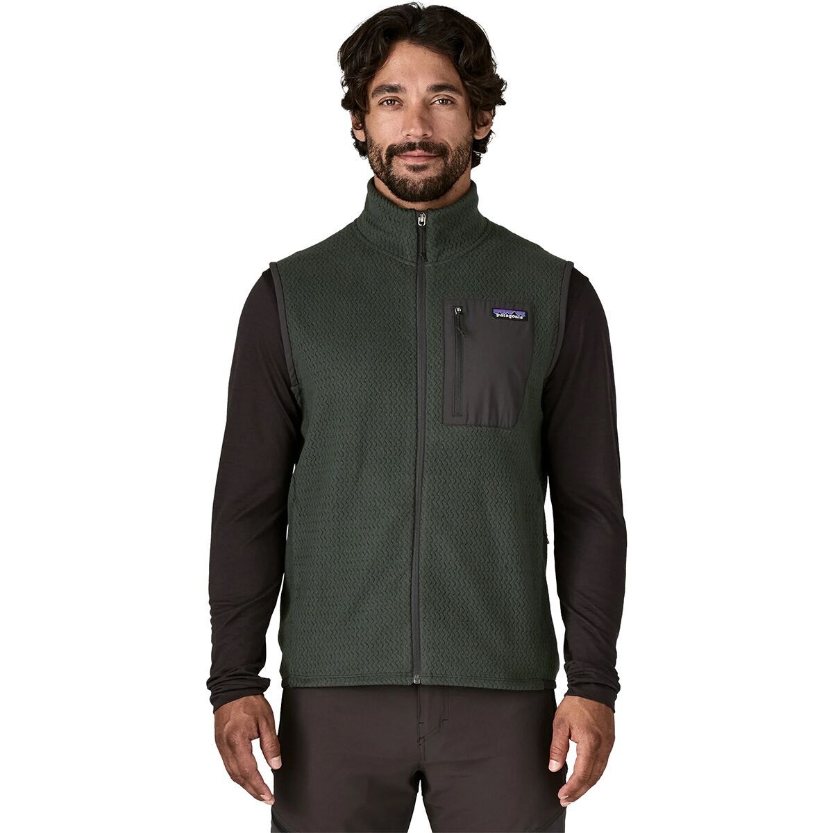 Image of Patagonia R1 Air Vest - Men's Old Growth Green, L