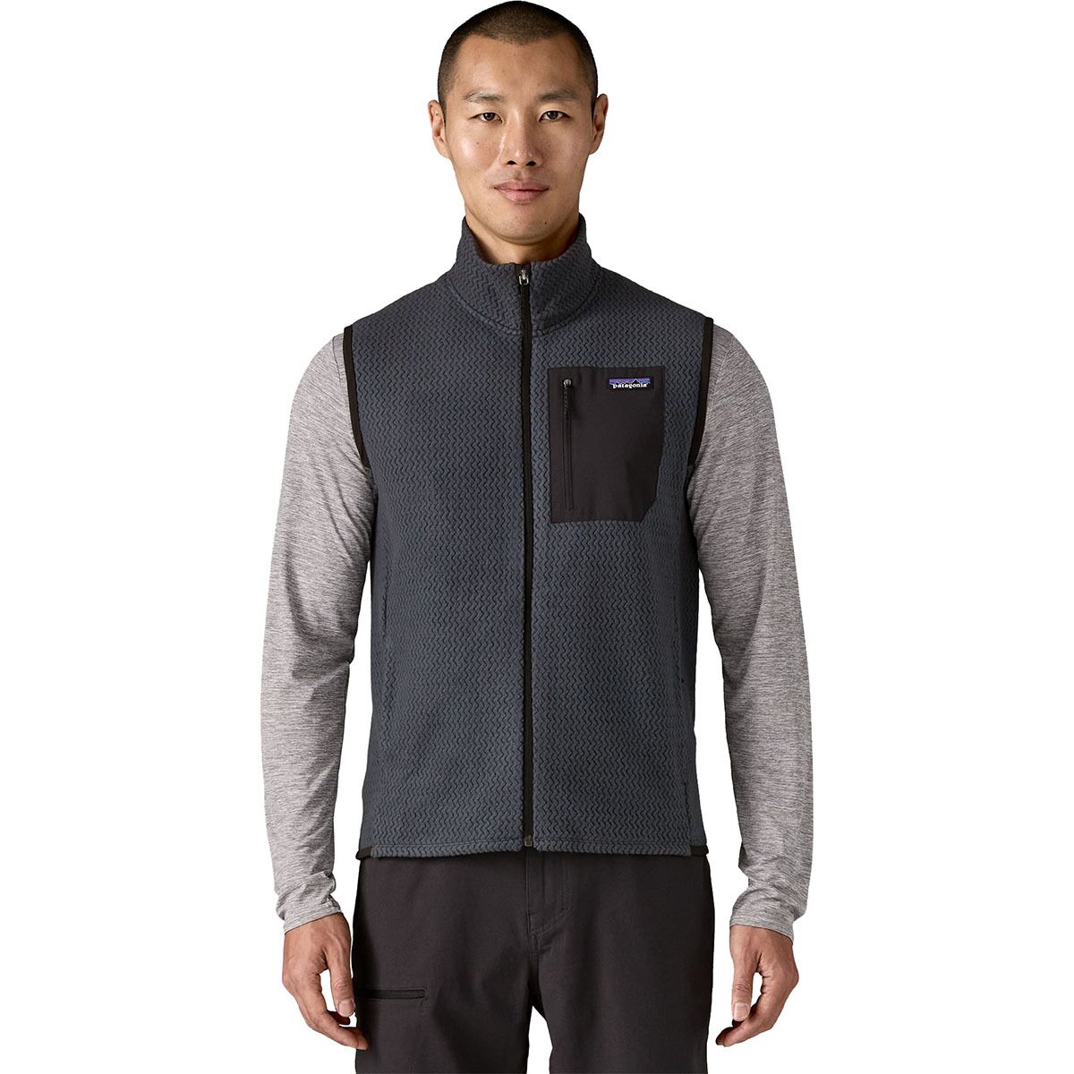 Image of Patagonia R1 Air Vest - Men's Smolder Blue, XXL