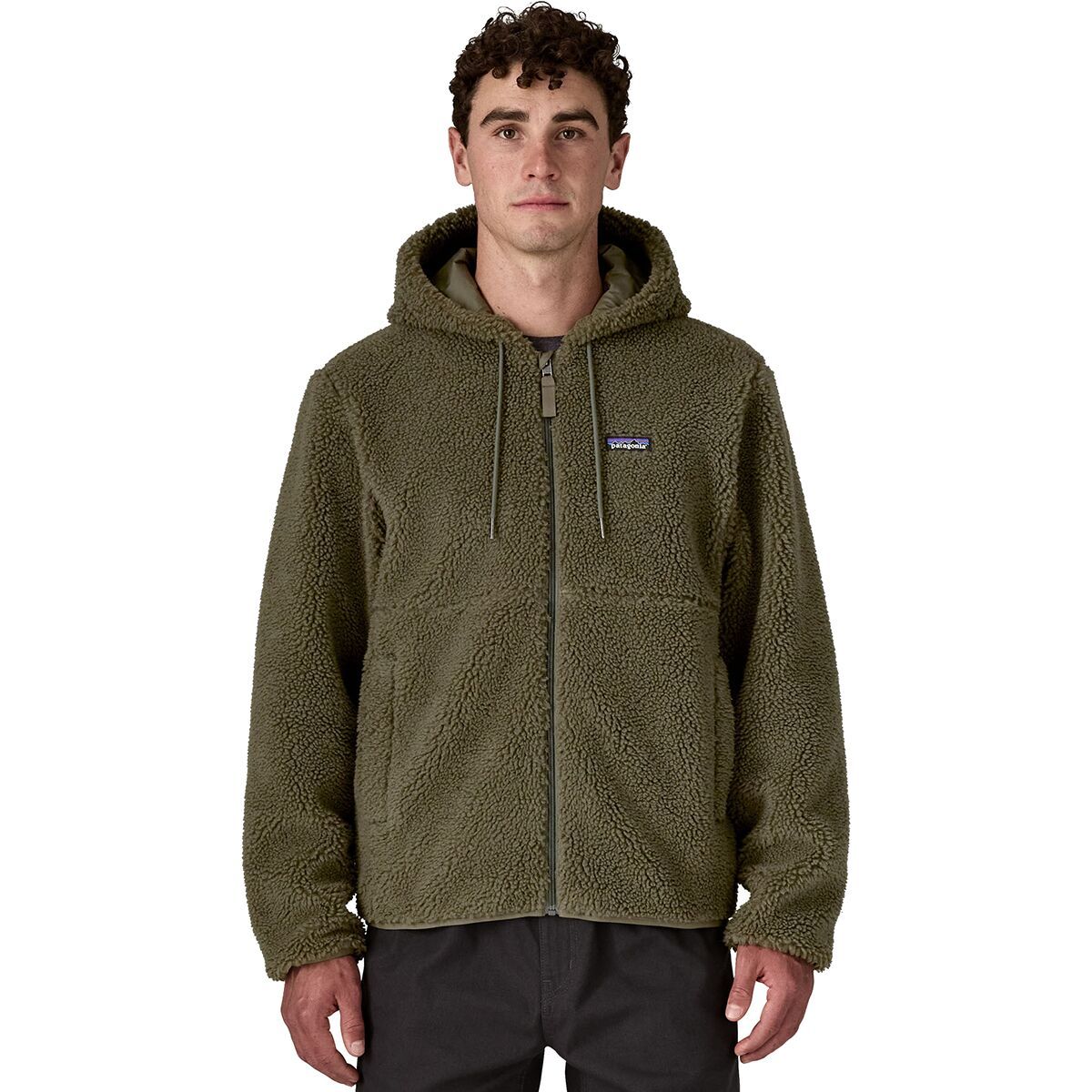 Image of Patagonia Retro-X Hooded Jacket - Men's Basin Green, S