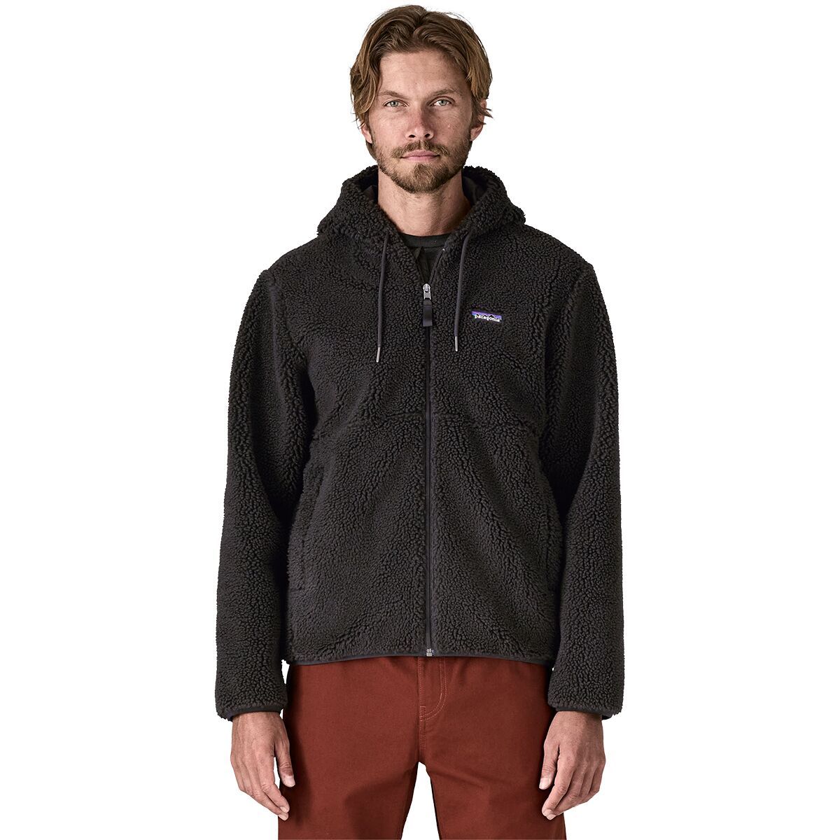 Image of Patagonia Retro-X Hooded Jacket - Men's Black, S