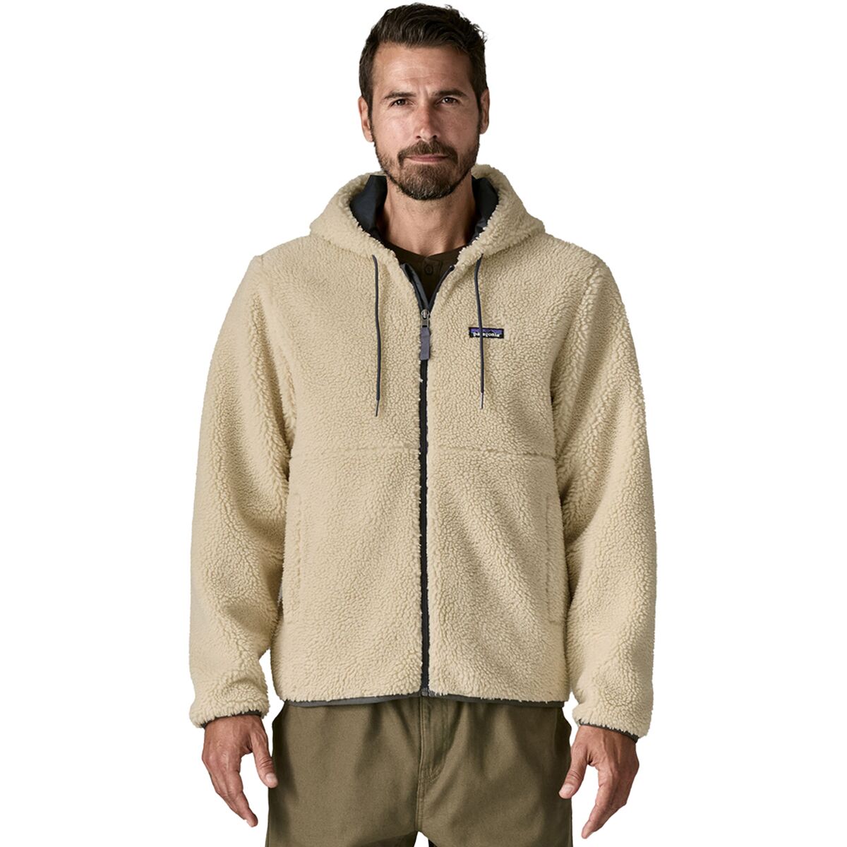 Image of Patagonia Retro-X Hooded Jacket - Men's Dark Natural, L
