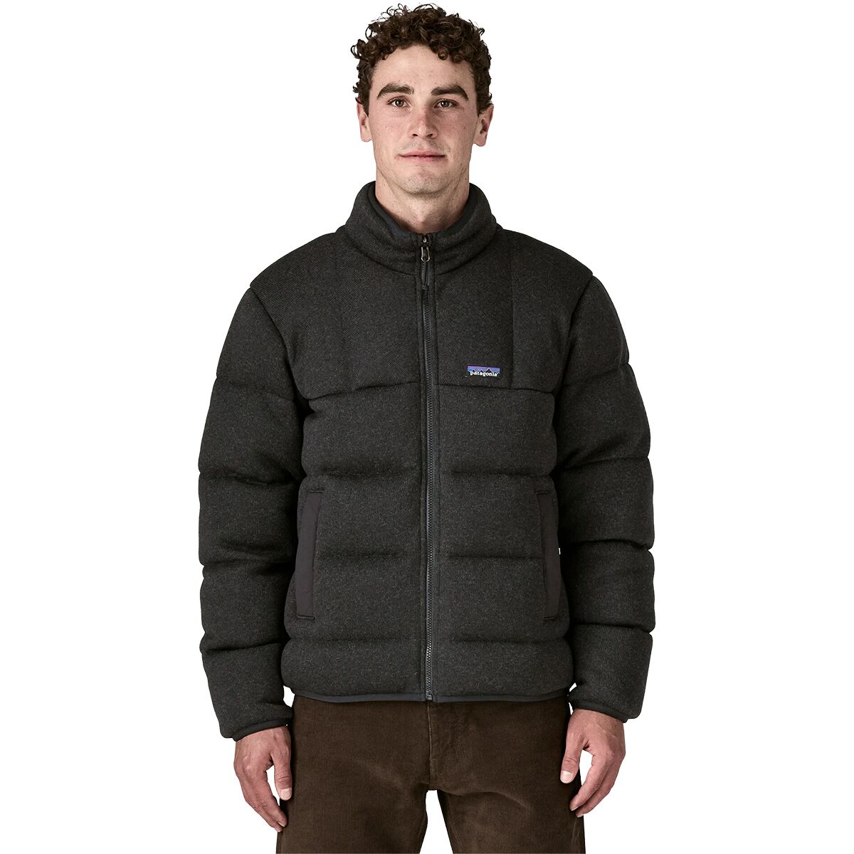 Image of Patagonia Reversible Down Better Sweater - Men's Black, XL