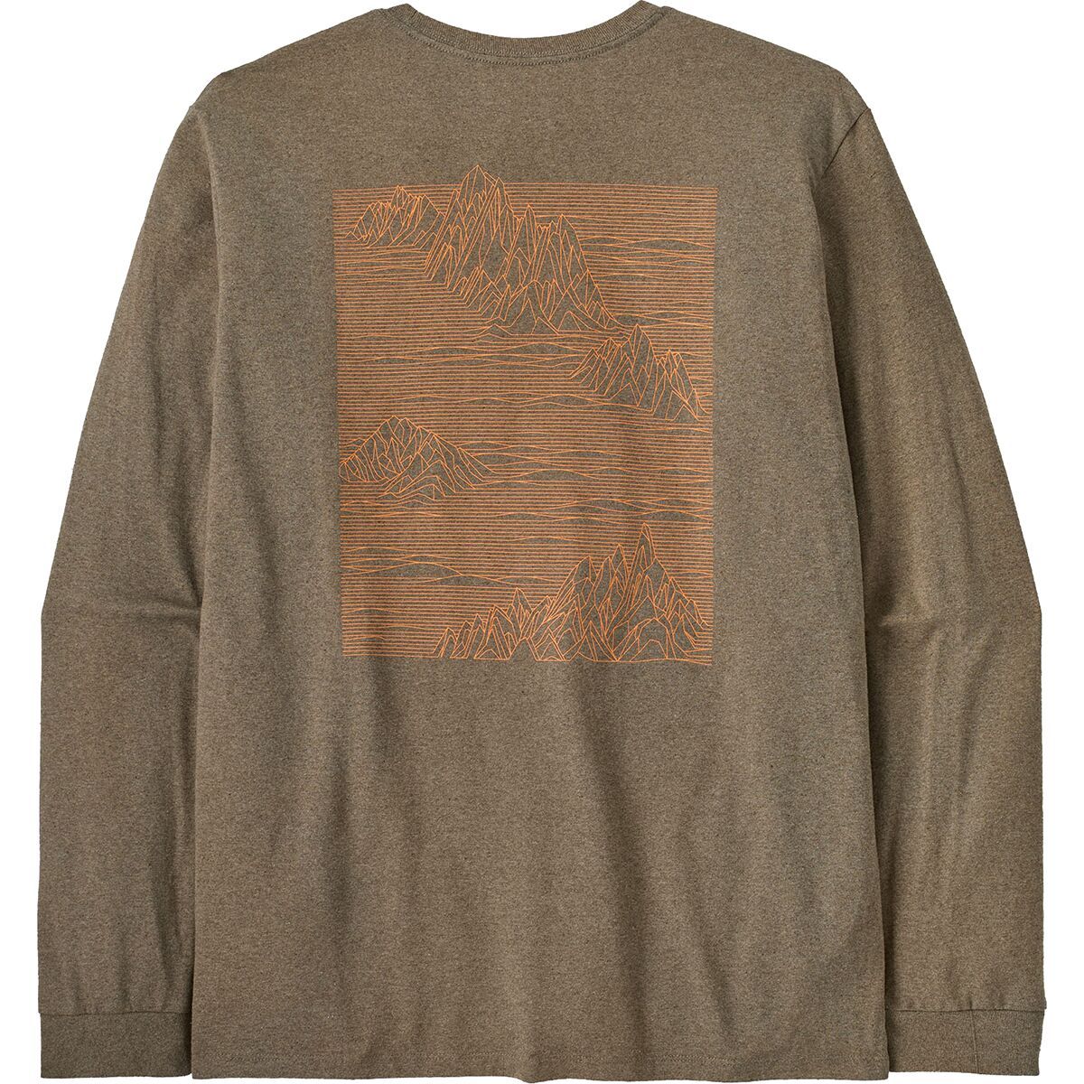 Image of Patagonia Strataspire Long-Sleeve Responsibili-Tee - Men's Wing Grey, M