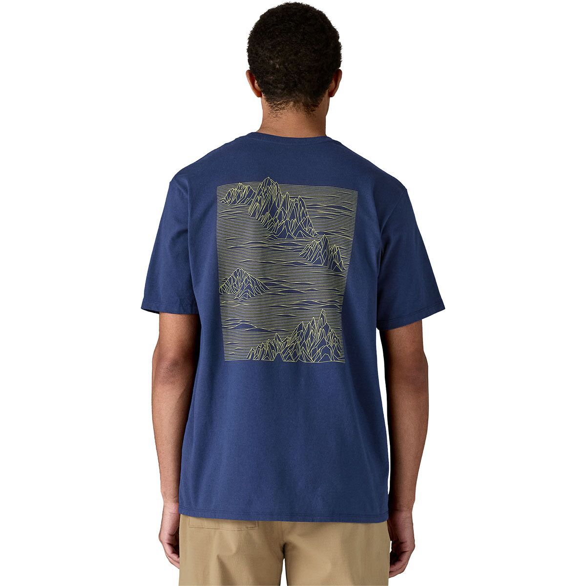 Image of Patagonia Strataspire Responsibili-Tee - Men's Clement Blue, M