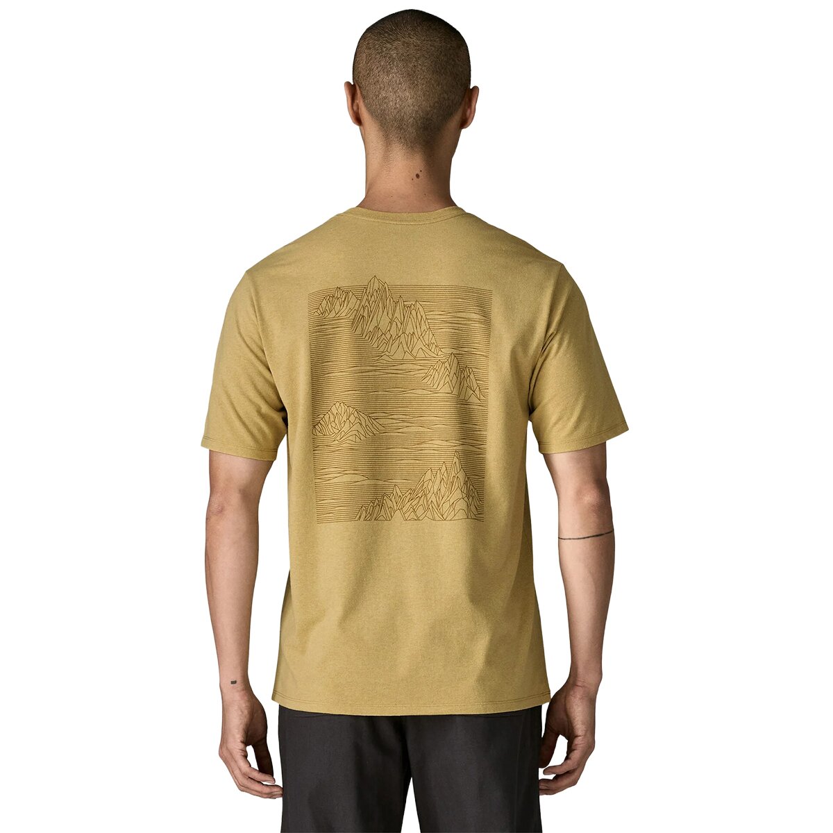 Image of Patagonia Strataspire Responsibili-Tee - Men's Limestone Yellow, M