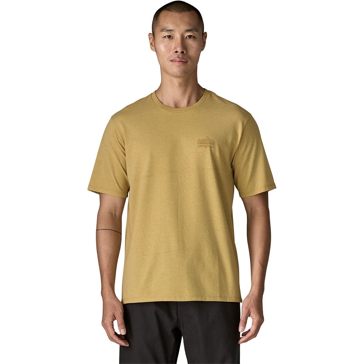Image of Patagonia Strataspire Responsibili-Tee - Men's Limestone Yellow, M