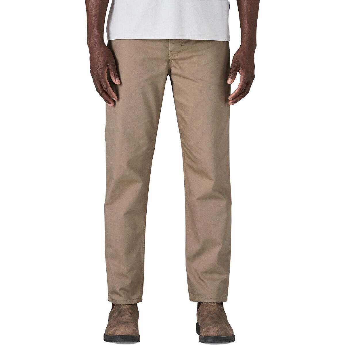 Image of Patagonia Twill Traveler 5-Pocket Pant - Men's Seabird Grey, 35/Reg