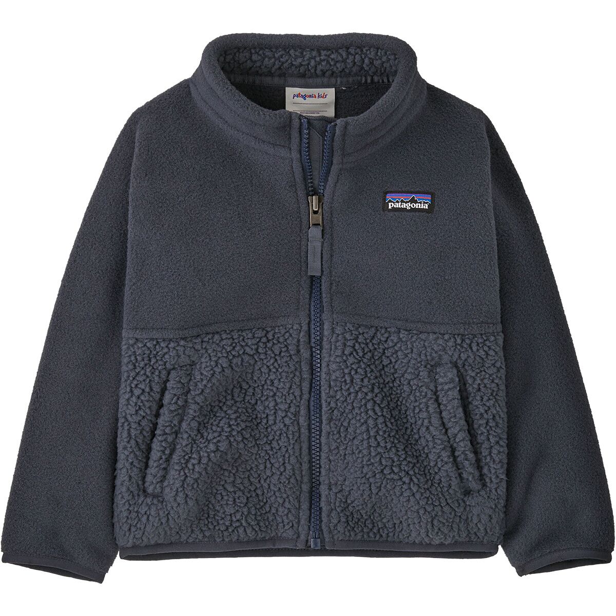 Image of Patagonia Cozy Fluff Jacket - Infants' Smolder Blue, 12M