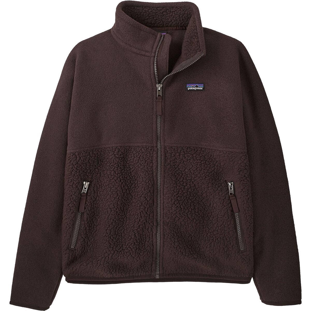 Image of Patagonia Cozy Fluff Jacket - Kids' Den Brown, L