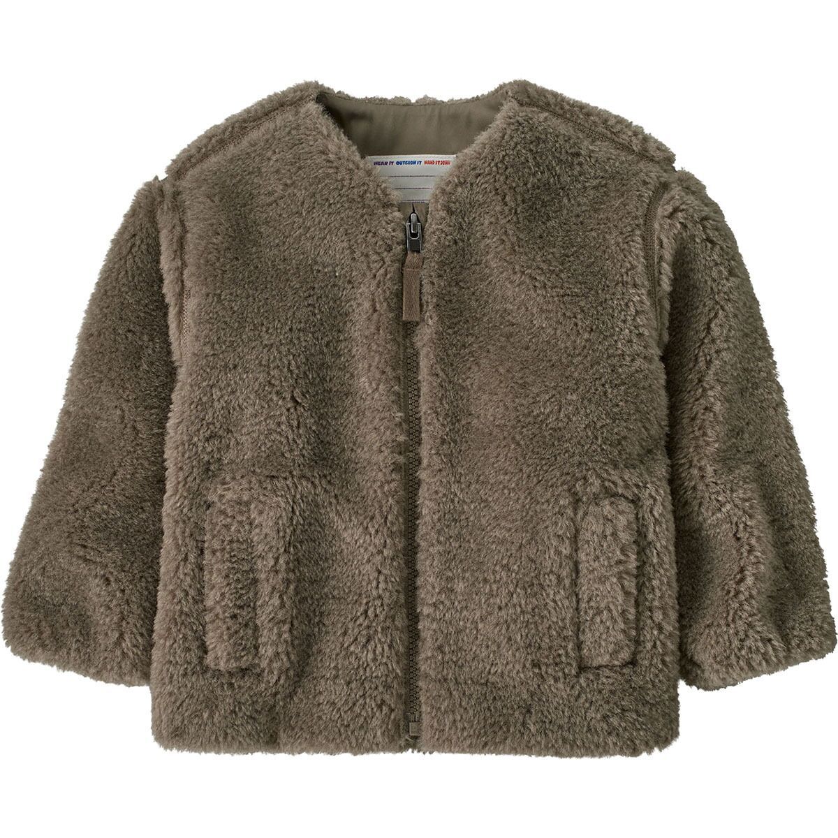 Image of Patagonia Happy Mesa Cardigan - Infants' Wing Grey, 12M
