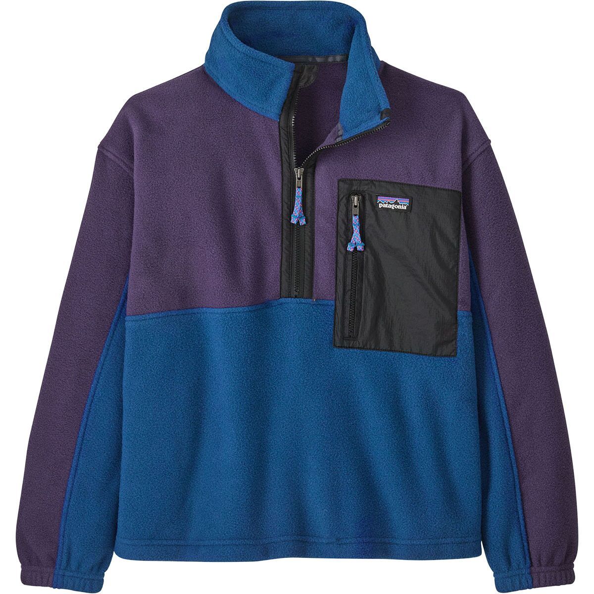 Patagonia Microdini 1/2-Zip Pullover - Kids' Clement Blue, S