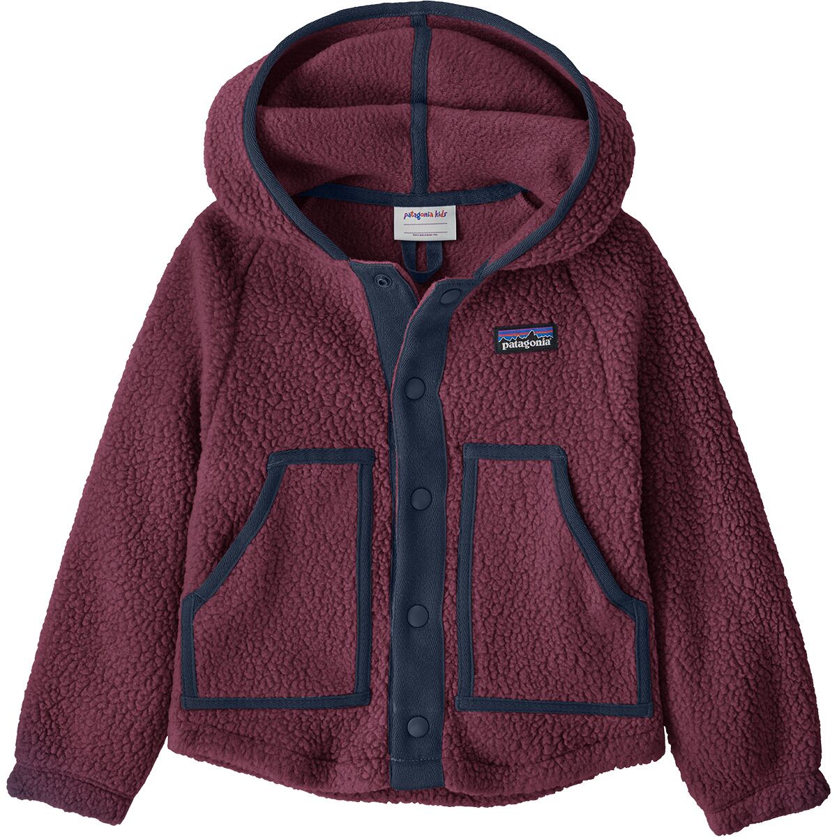 Image of Patagonia Retro Pile Jacket - Toddlers' Berry Fig, 5T