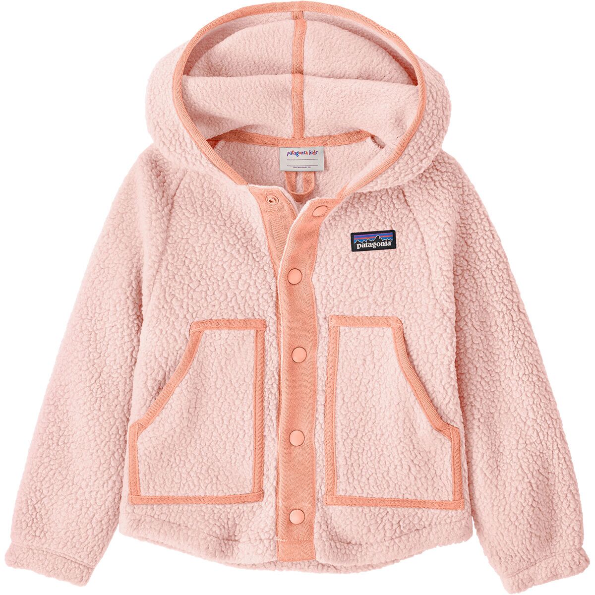 Image of Patagonia Retro Pile Jacket - Toddlers' Pink Frost, 2T