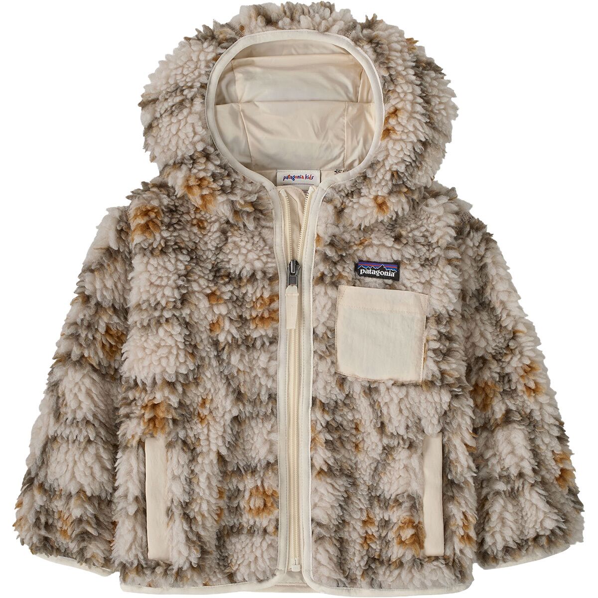 Image of Patagonia Retro-X Hooded Jacket - Toddlers' Snowshoe Hare/Natural, 3T