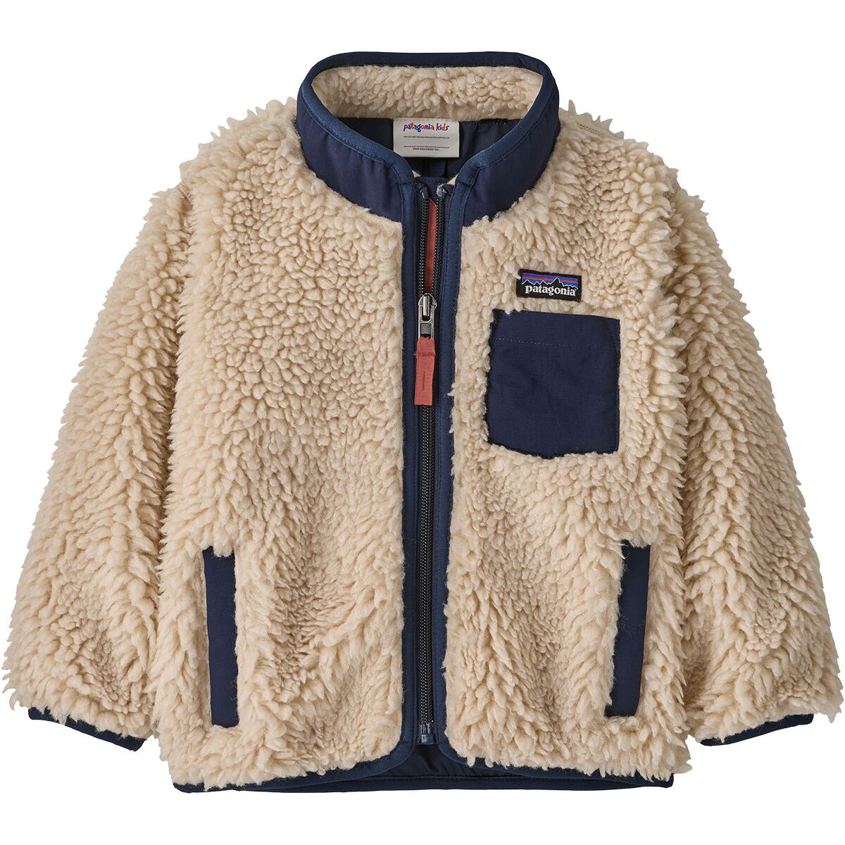 Image of Patagonia Retro-X Jacket - Infants' Dark Natural w/New Navy, 6M