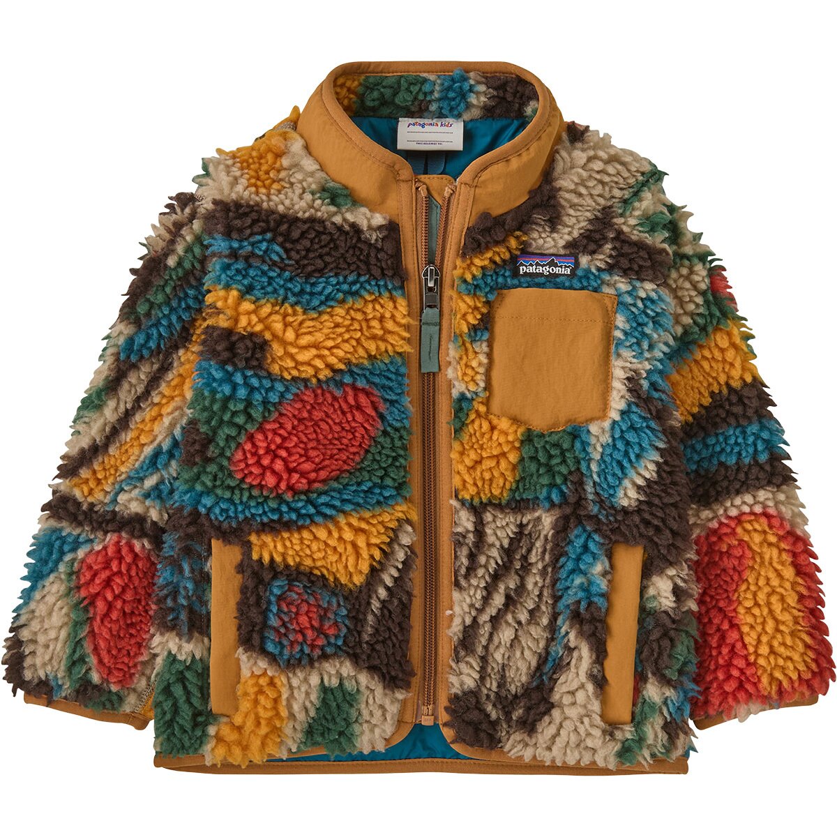 Image of Patagonia Retro-X Jacket - Infants' Let's Chat More/Den Brown, 18M