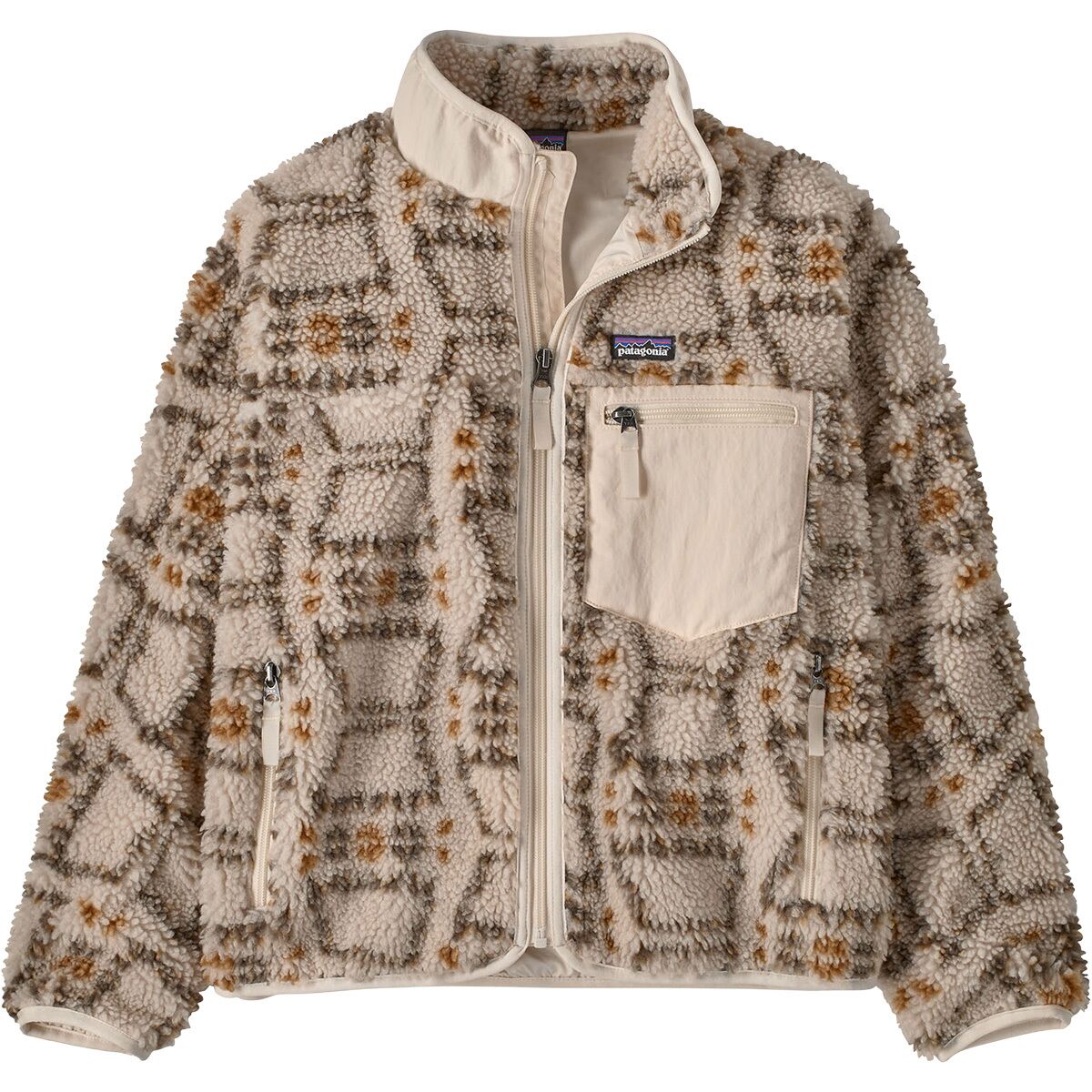 Image of Patagonia Retro-X Jacket - Kids' Snowshoe Hare/Natural, S