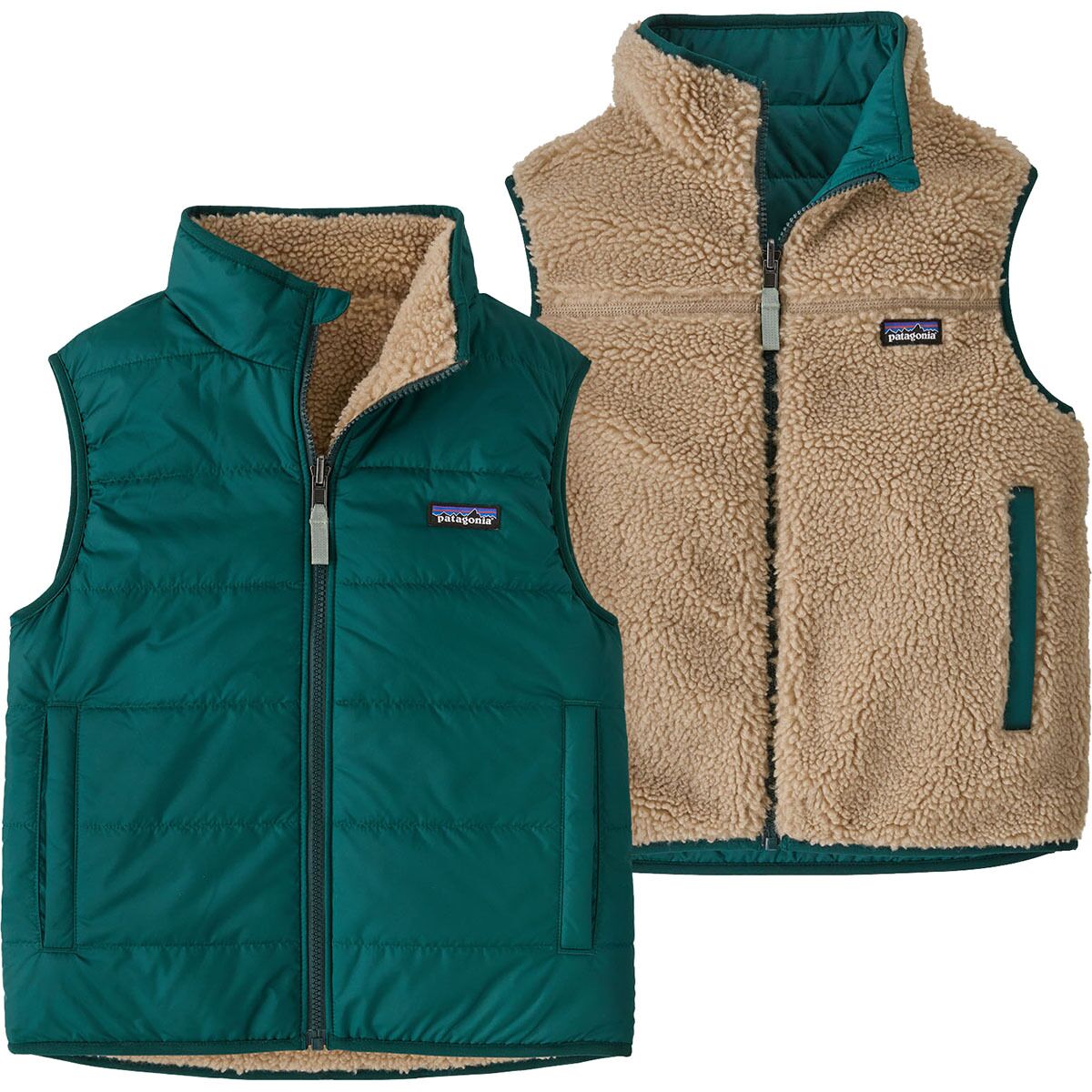 1028　別注 3Layer Reversible Fleece Vest Patagonia Kids' Reversible Ready Freddy Vest | TYLER'S