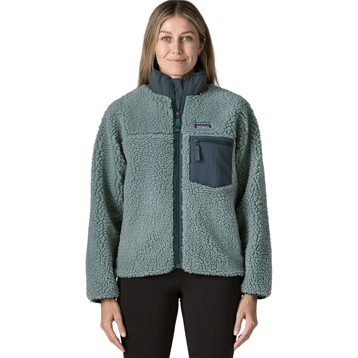 Image of Patagonia Classic Retro-X Jacket - Women's Blue Sage, M