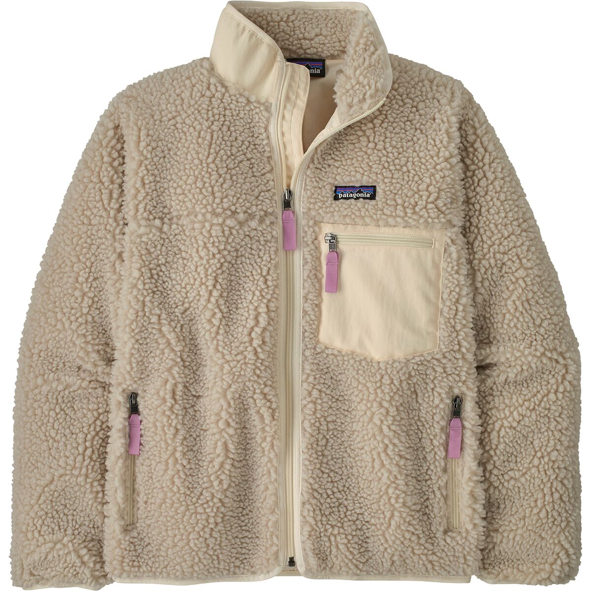 Image of Patagonia Classic Retro-X Jacket - Women's Natural/Light Violet, M