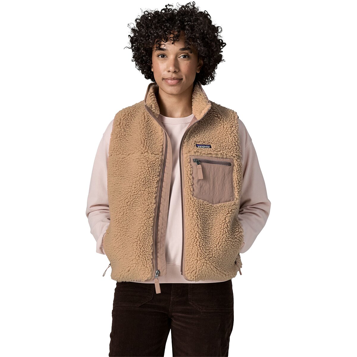 Image of Patagonia Classic Retro-X Vest - Women's Oar Tan, L