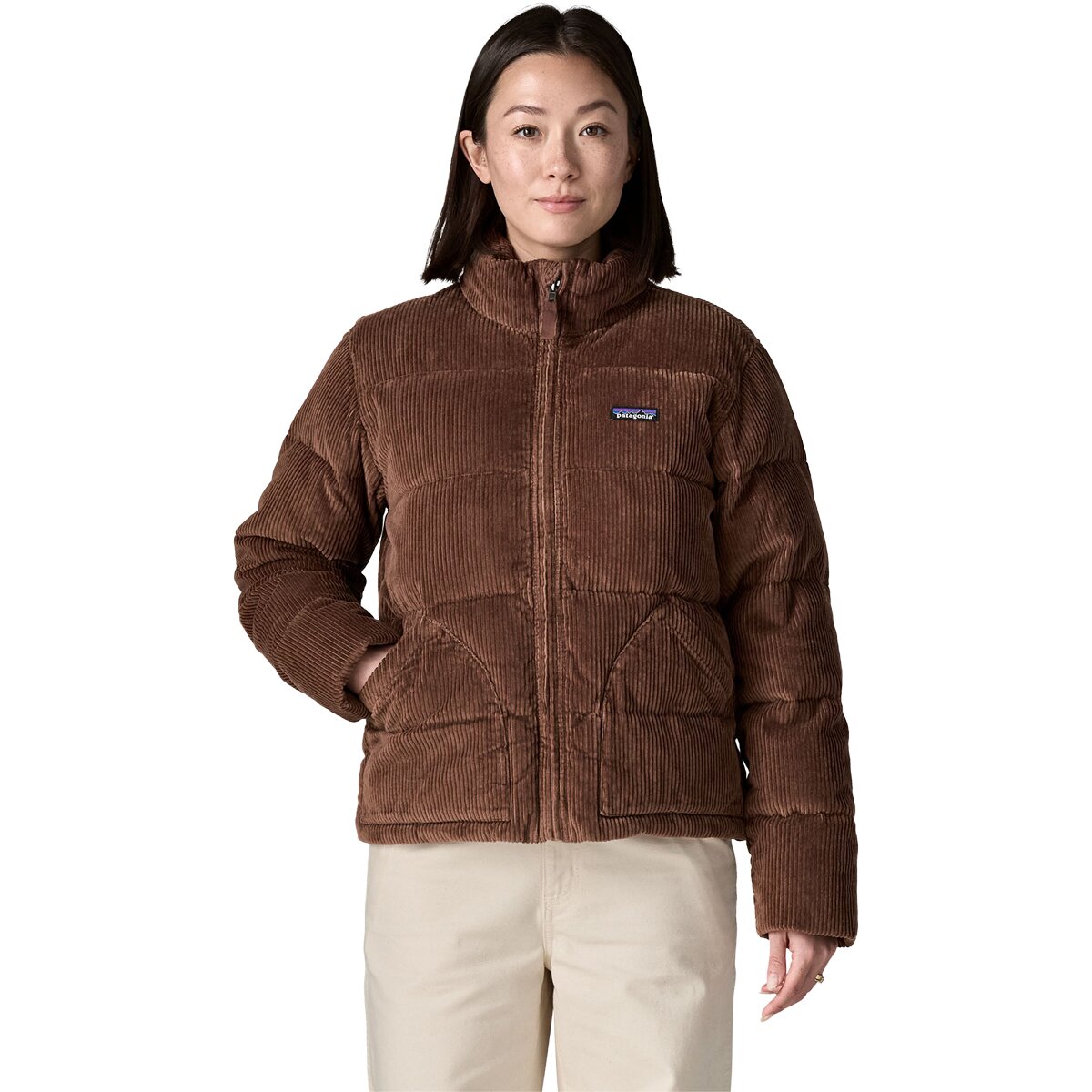 Image of Patagonia Cord Fjord Jacket - Women's Berm Brown, XL