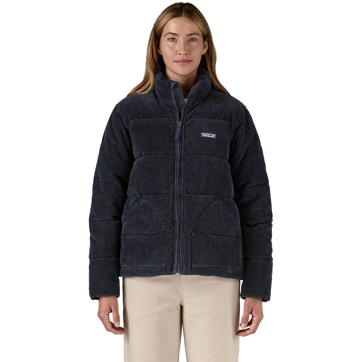 Image of Patagonia Cord Fjord Jacket - Women's Sunken Blue, S