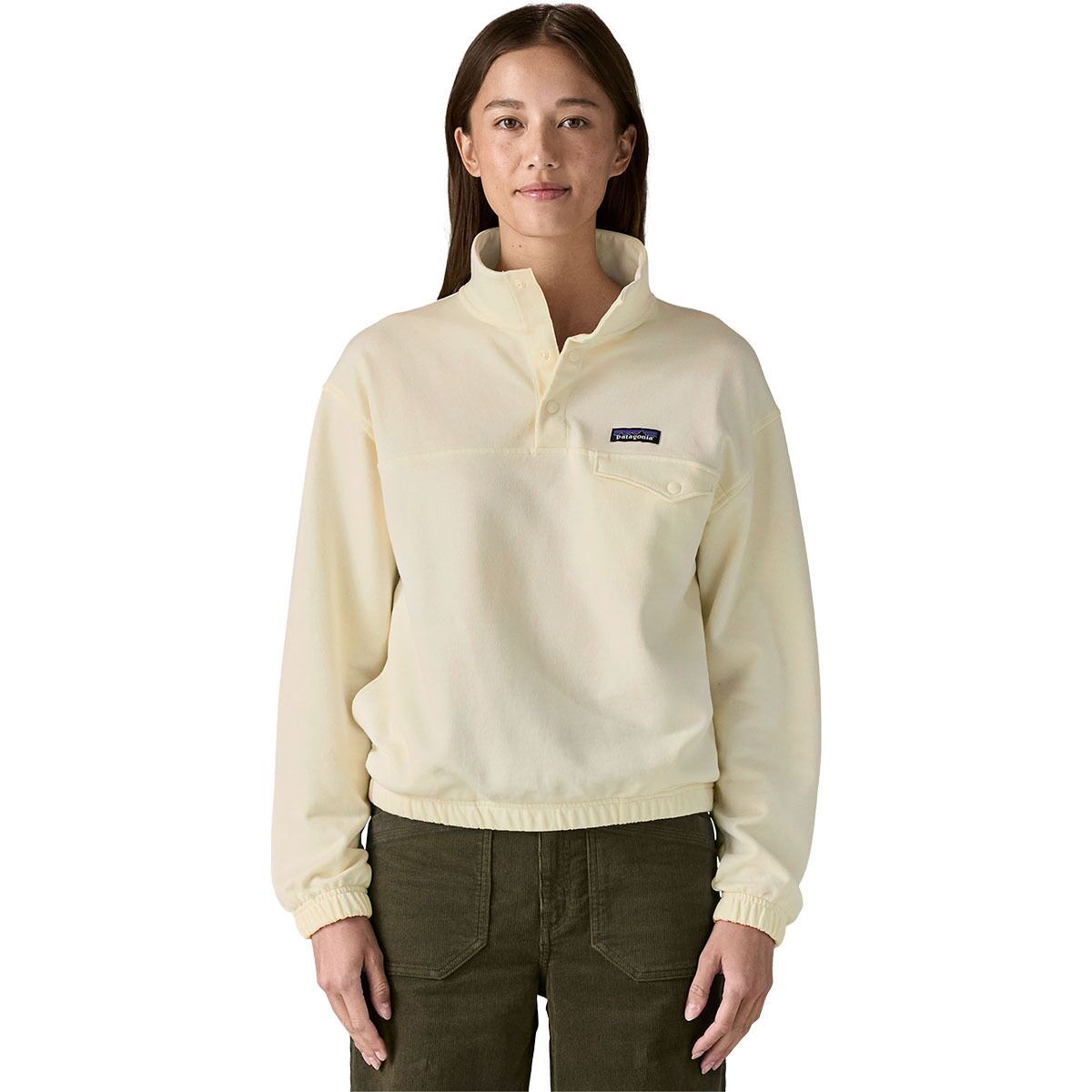 Image of Patagonia Daily Snap-T Pullover - Women's Wool White, XL