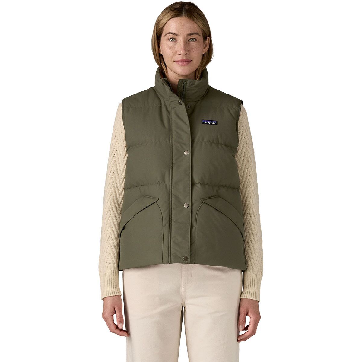Image of Patagonia Downdrift Vest - Women's Basin Green, S