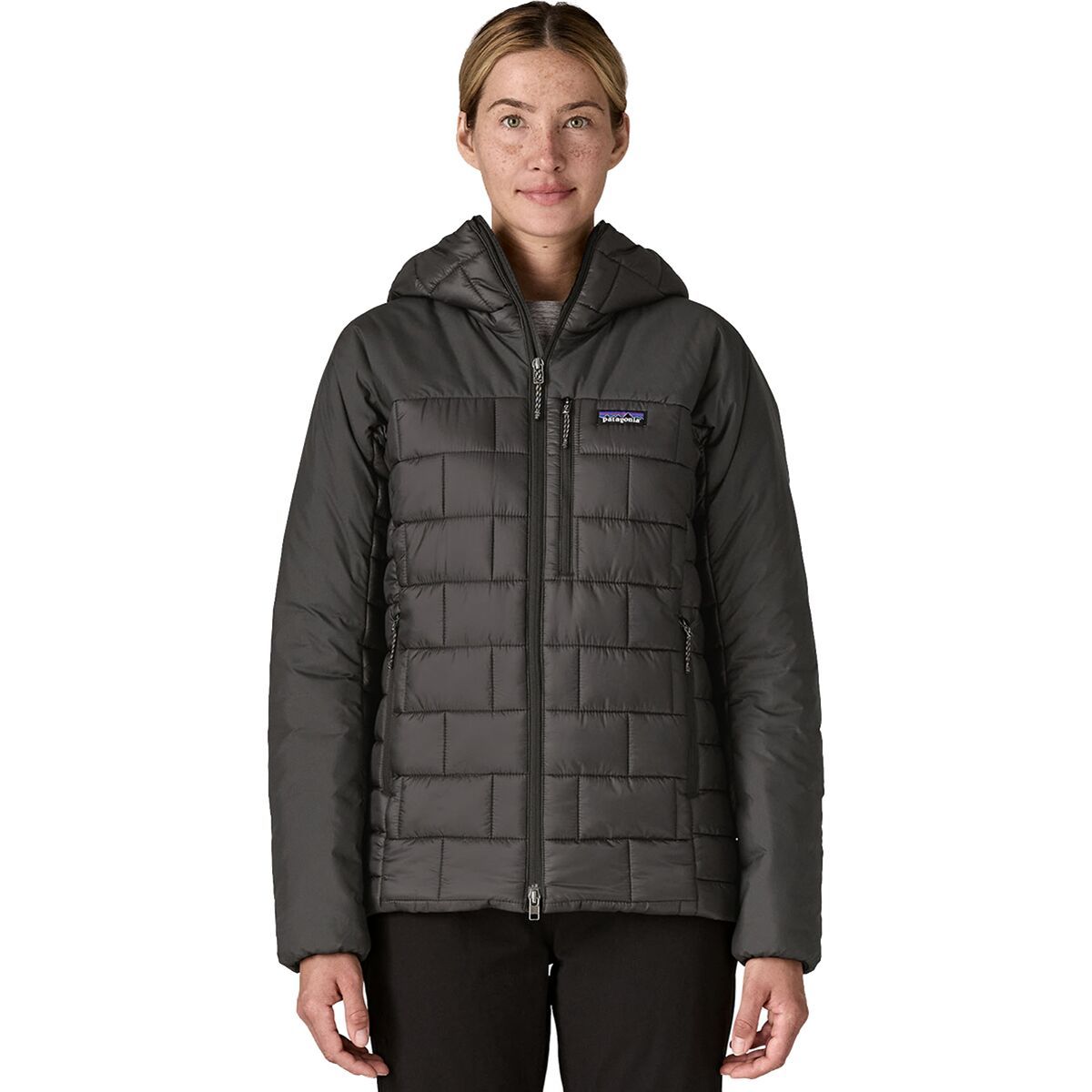 Image of Patagonia Hi-Loft Nano Puff Hoodie - Women's Black, M
