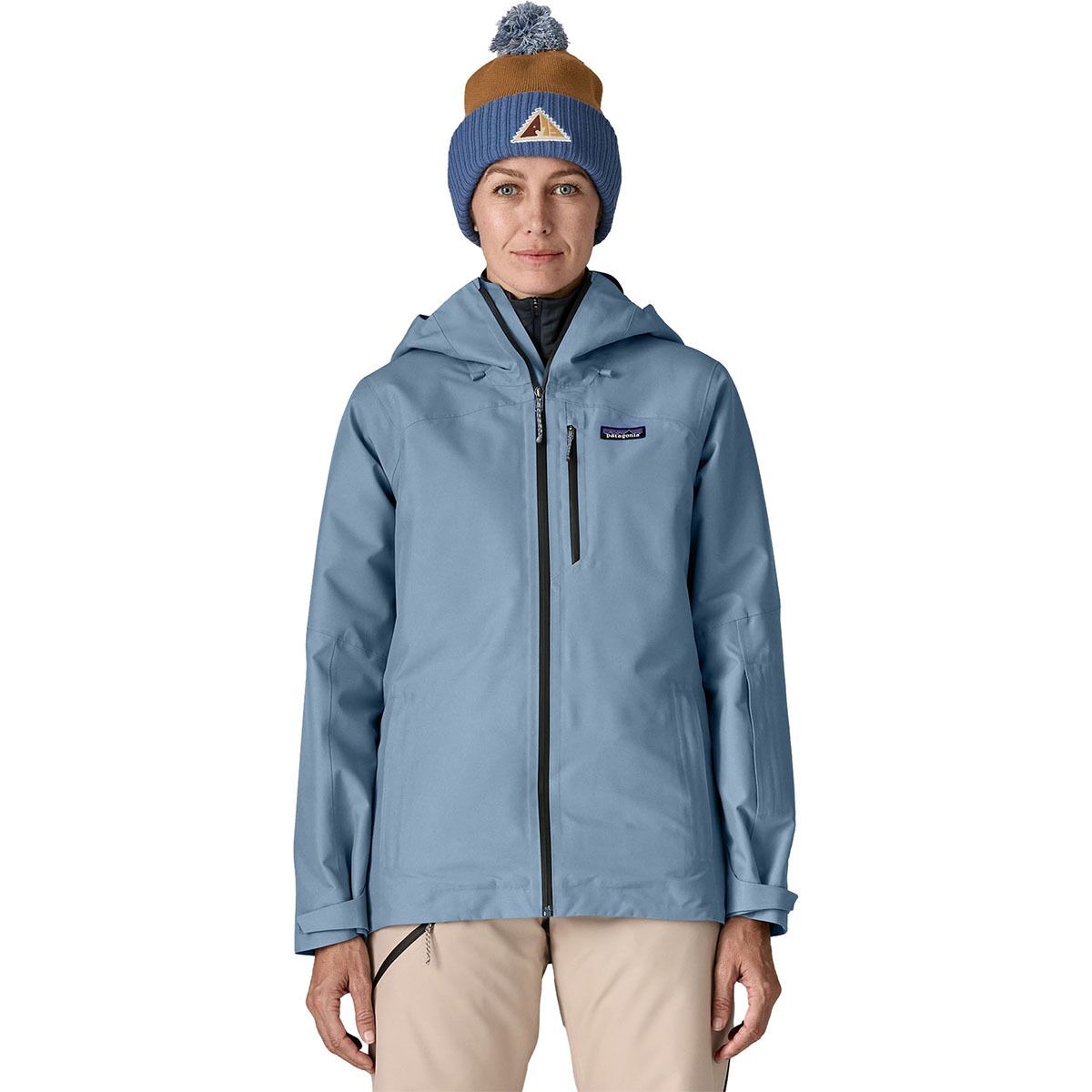 Image of Patagonia Insulated Powder Town Jacket - Women's Barnacle Blue, M