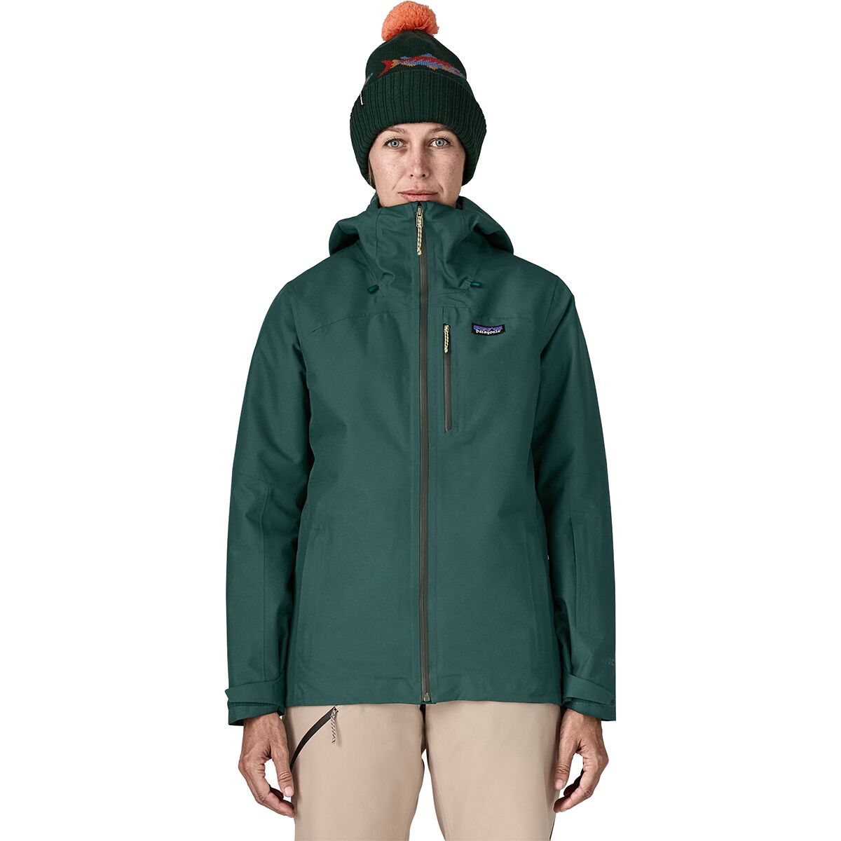 Image of Patagonia Insulated Powder Town Jacket - Women's Cascade Green, XS
