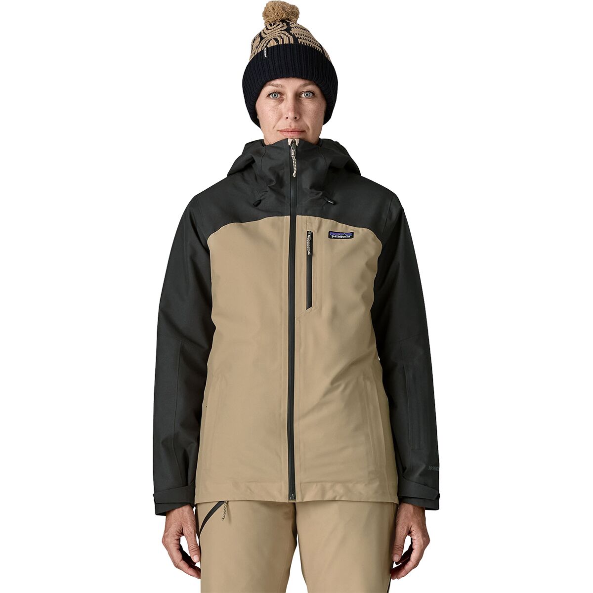 Image of Patagonia Insulated Powder Town Jacket - Women's Oar Tan, M
