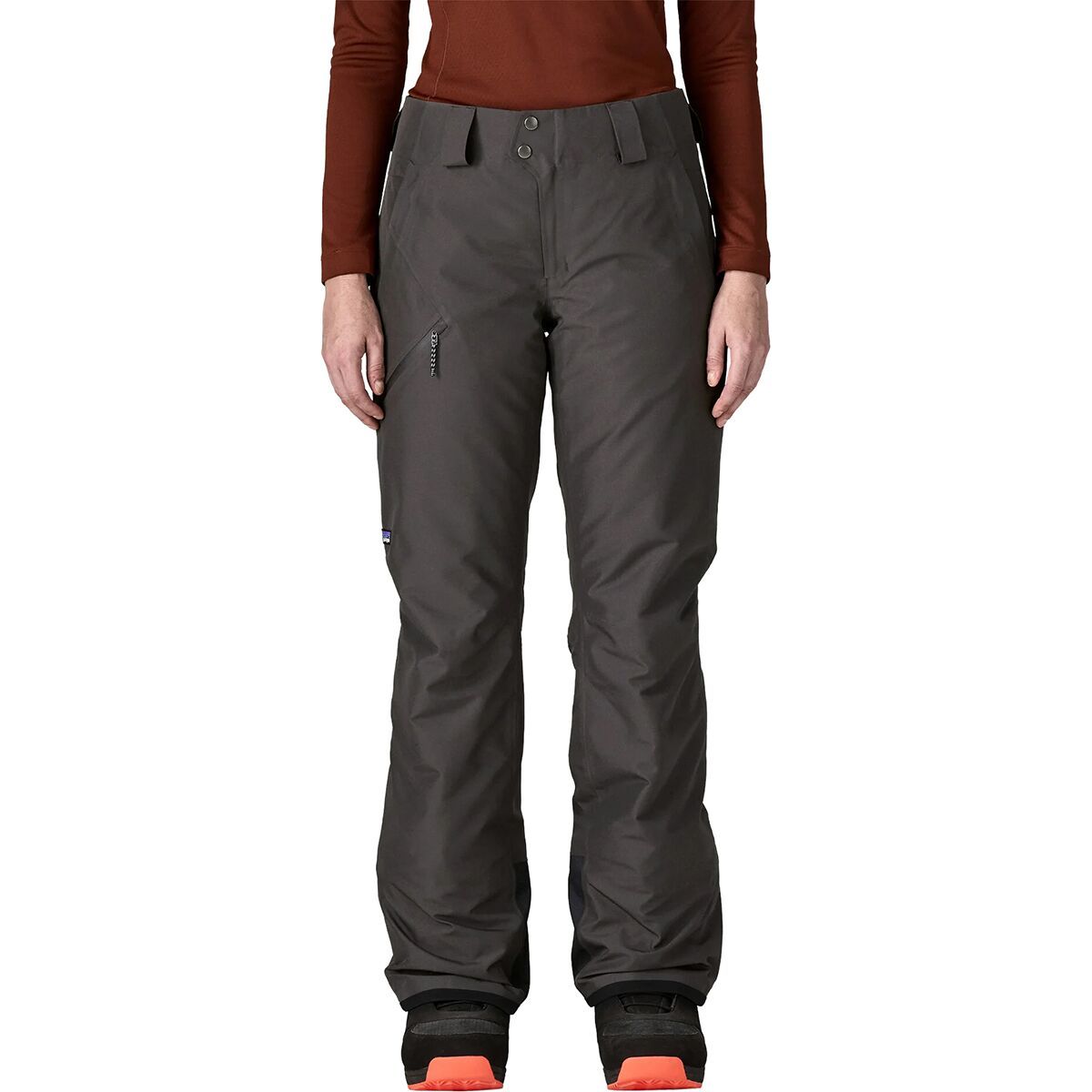 Image of Patagonia Insulated Powder Town Pant - Women's Black, S/Reg