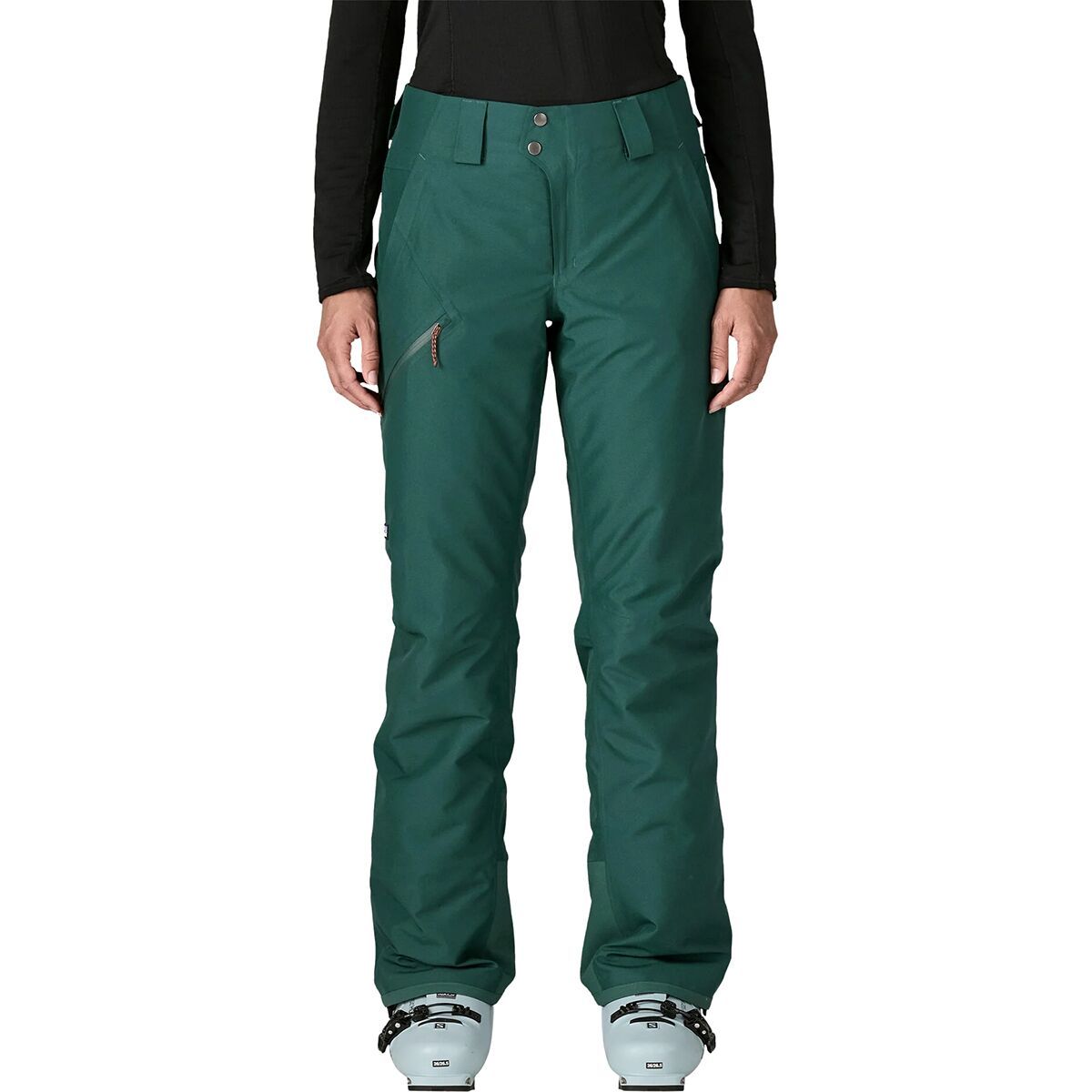 Image of Patagonia Insulated Powder Town Pant - Women's Cascade Green, XS/Reg