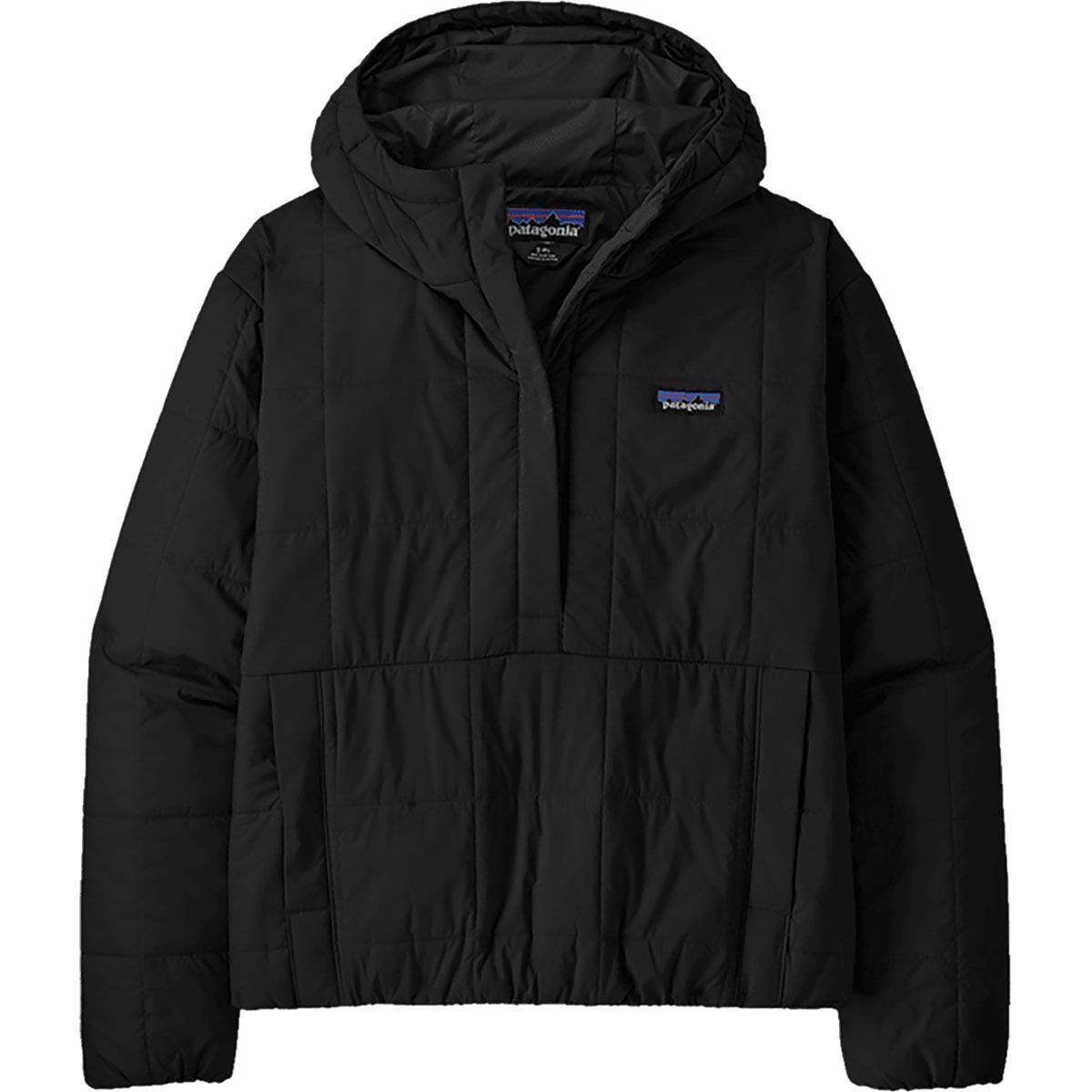 Image of Patagonia Light Gust Hooded Pullover - Women's Black, L