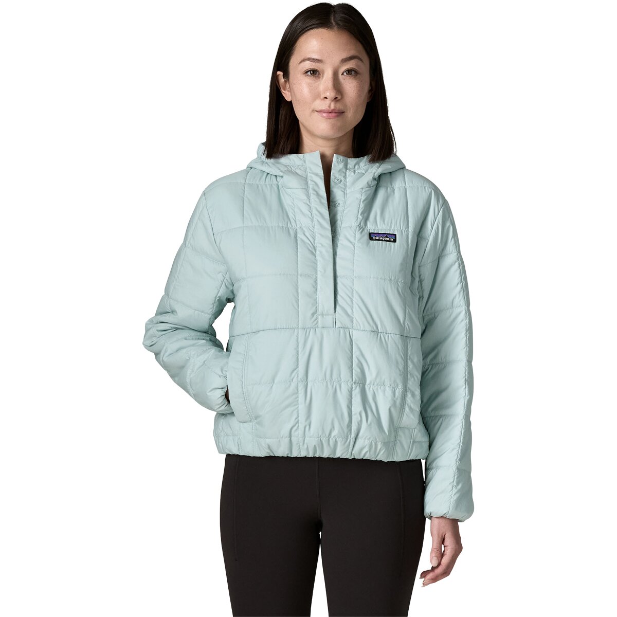 Image of Patagonia Light Gust Hooded Pullover - Women's Virtually Blue, L