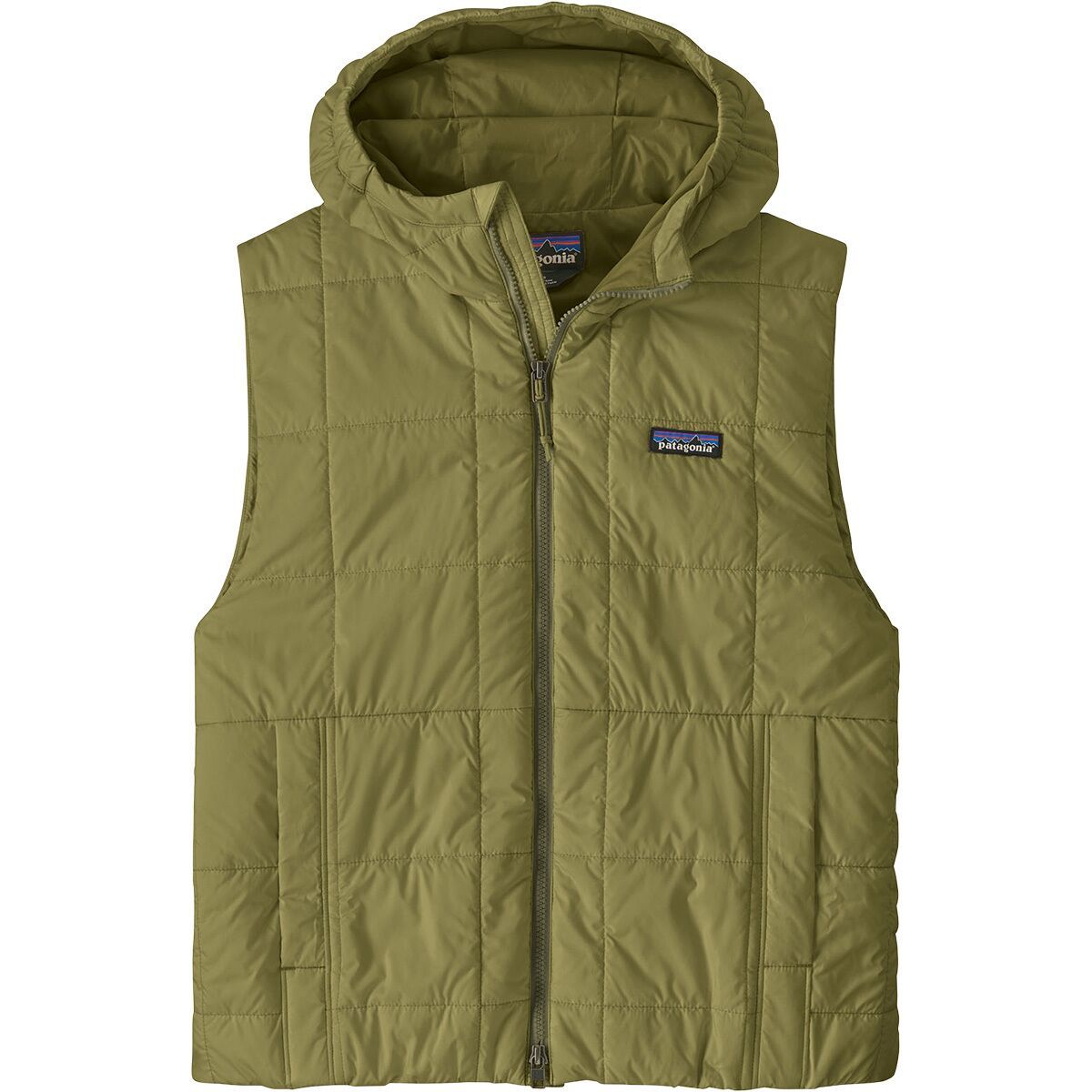 Image of Patagonia Light Gust Hooded Vest - Women's Caper Green, S