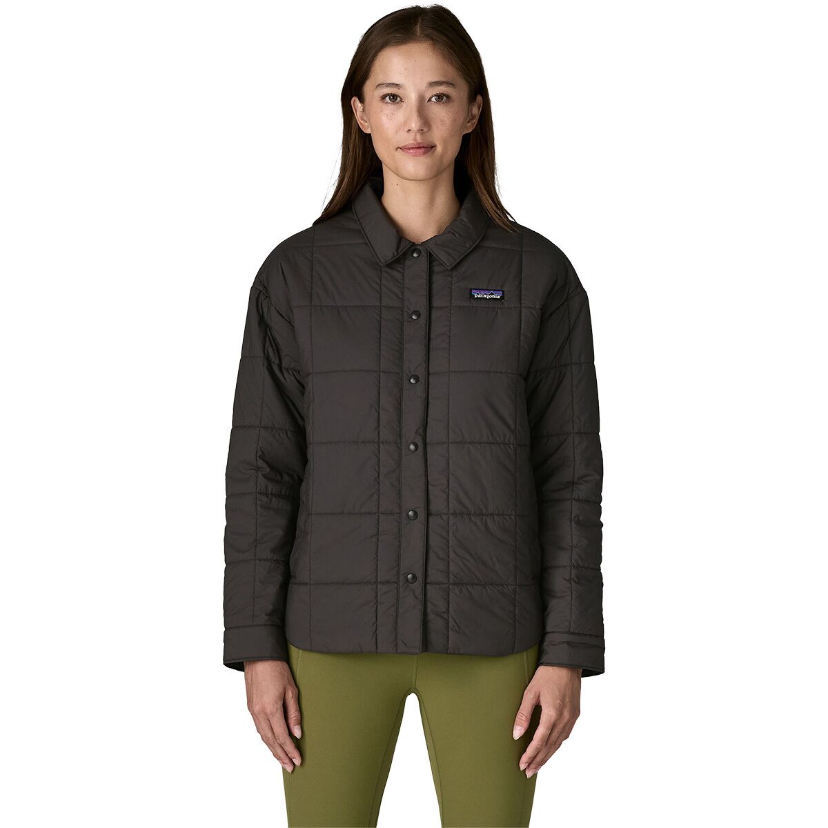 Image of Patagonia Light Gust Shirt Jacket - Women's Black, S
