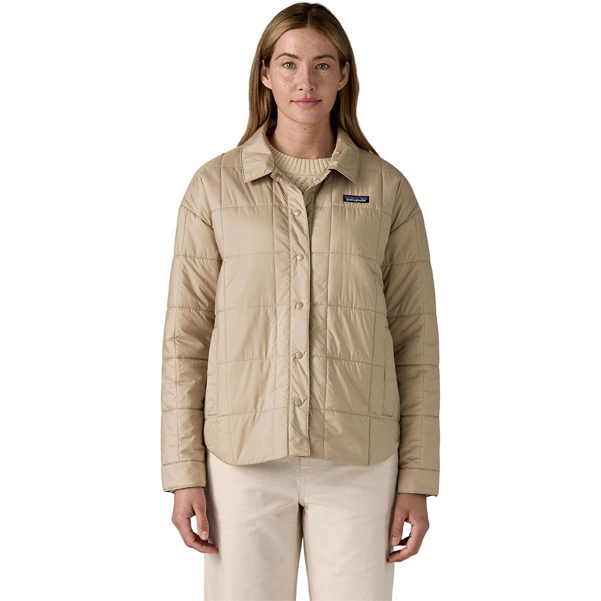 Image of Patagonia Light Gust Shirt Jacket - Women's Seabird Grey, M