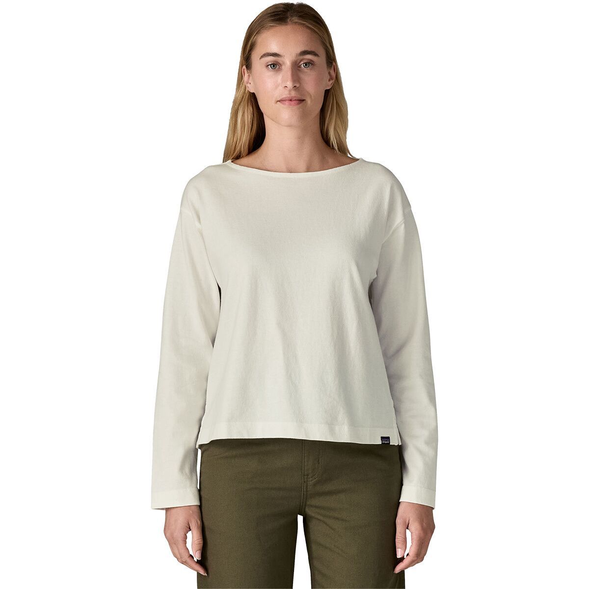 Image of Patagonia Long-Sleeve Mariner Top - Women's White, M