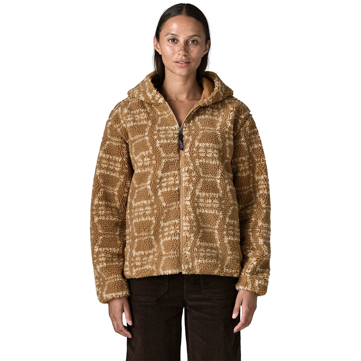 Image of Patagonia Lunar Dusk Hoodie - Women's Snowshoe Hare/Nest Brown, L