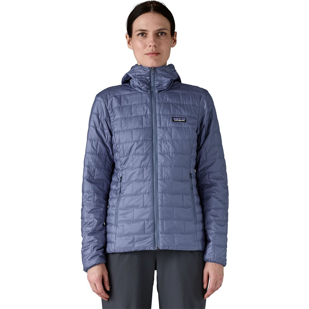 Image of Patagonia Nano Puff Hoodie - Women's Current Blue, XS