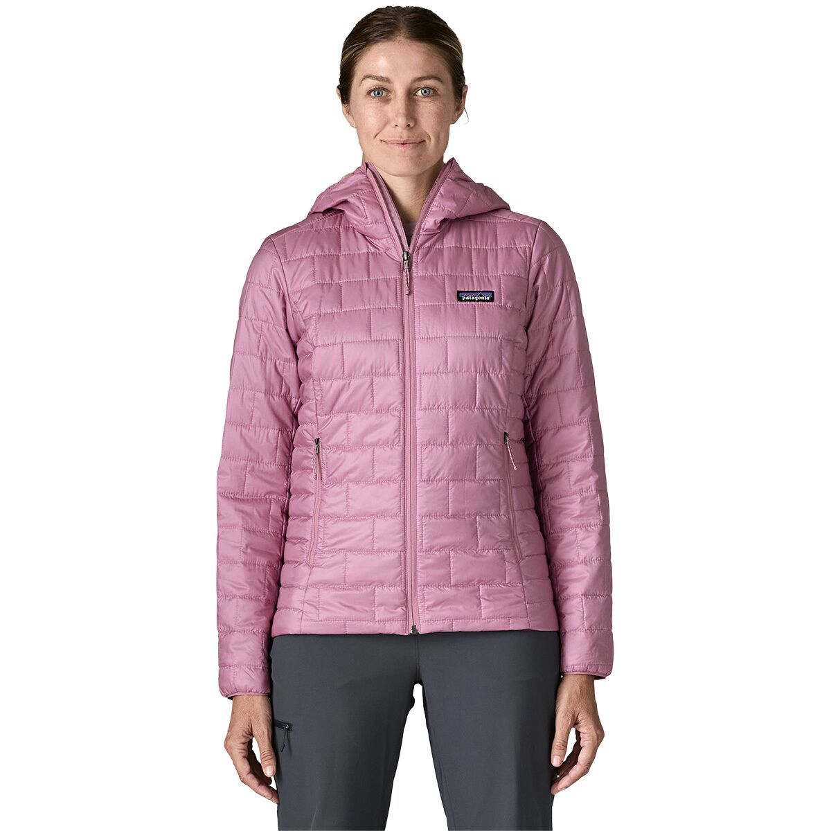 Image of Patagonia Nano Puff Hoodie - Women's Light Violet, M
