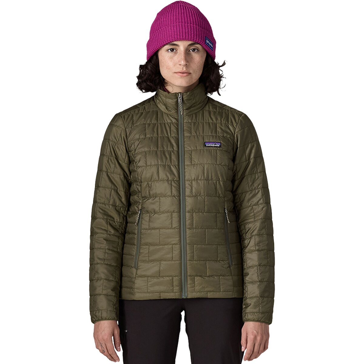 Image of Patagonia Nano Puff Insulated Jacket - Women's Basin Green, L
