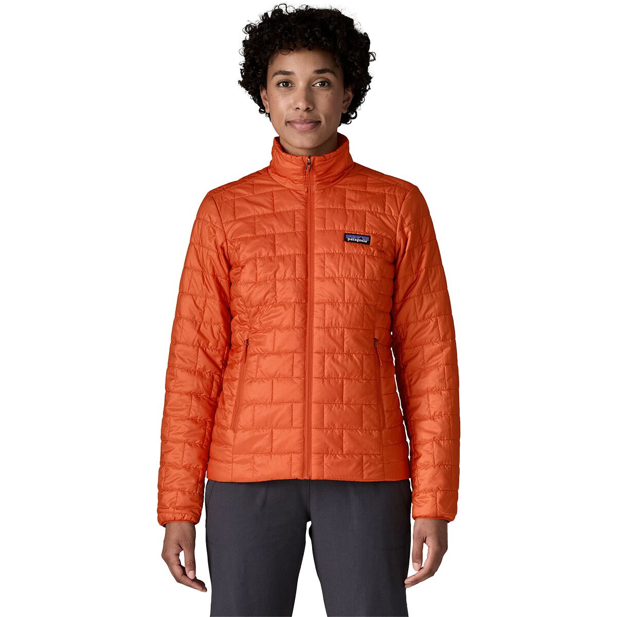 Image of Patagonia Nano Puff Insulated Jacket - Women's Coal Orange, L