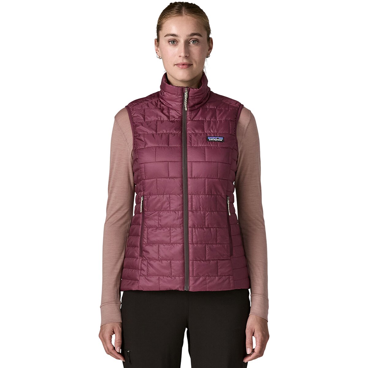 Image of Patagonia Nano Puff Vest - Women's Berry Fig, XL