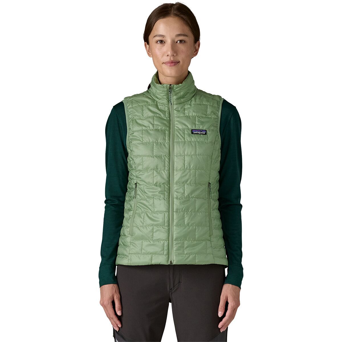 Image of Patagonia Nano Puff Vest - Women's Ellwood Green, XS