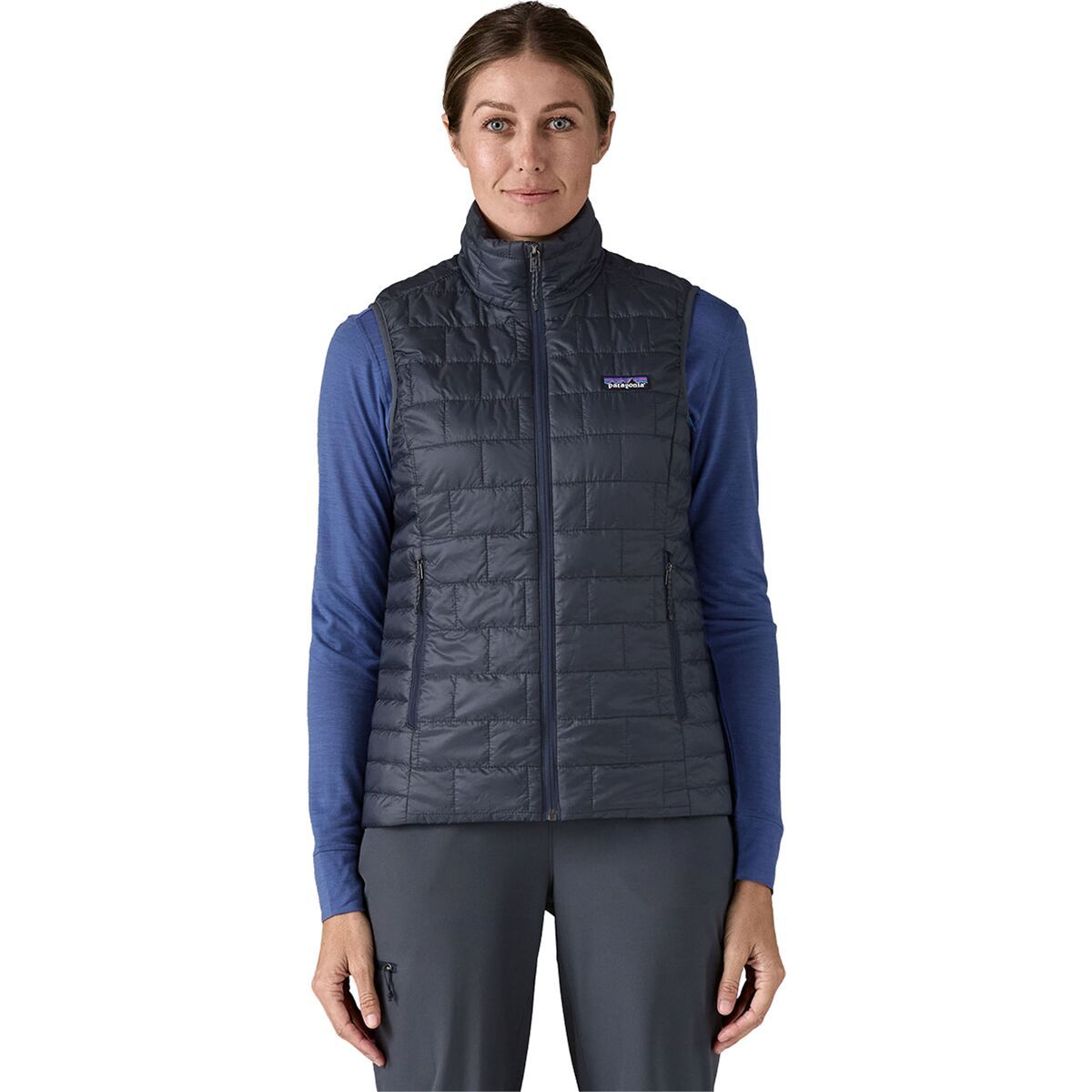 Image of Patagonia Nano Puff Vest - Women's Smolder Blue, XS